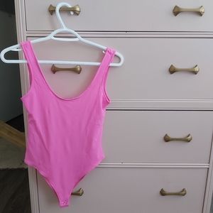 Forever 21 Bright Pink Bodysuit